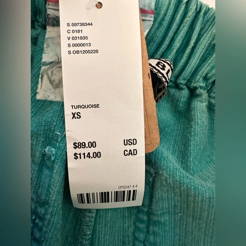 Kimchi Blue Emerson Corduroy Pant NWT
